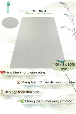 NANO 8401 TRẮNG VÂN GỖ